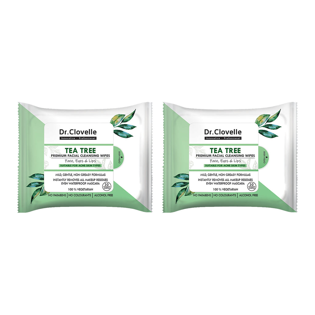 【Free Gift】Dr Clovelle Premium Facial Cleansing Wipes 30s x 2 (EXP-20260612)