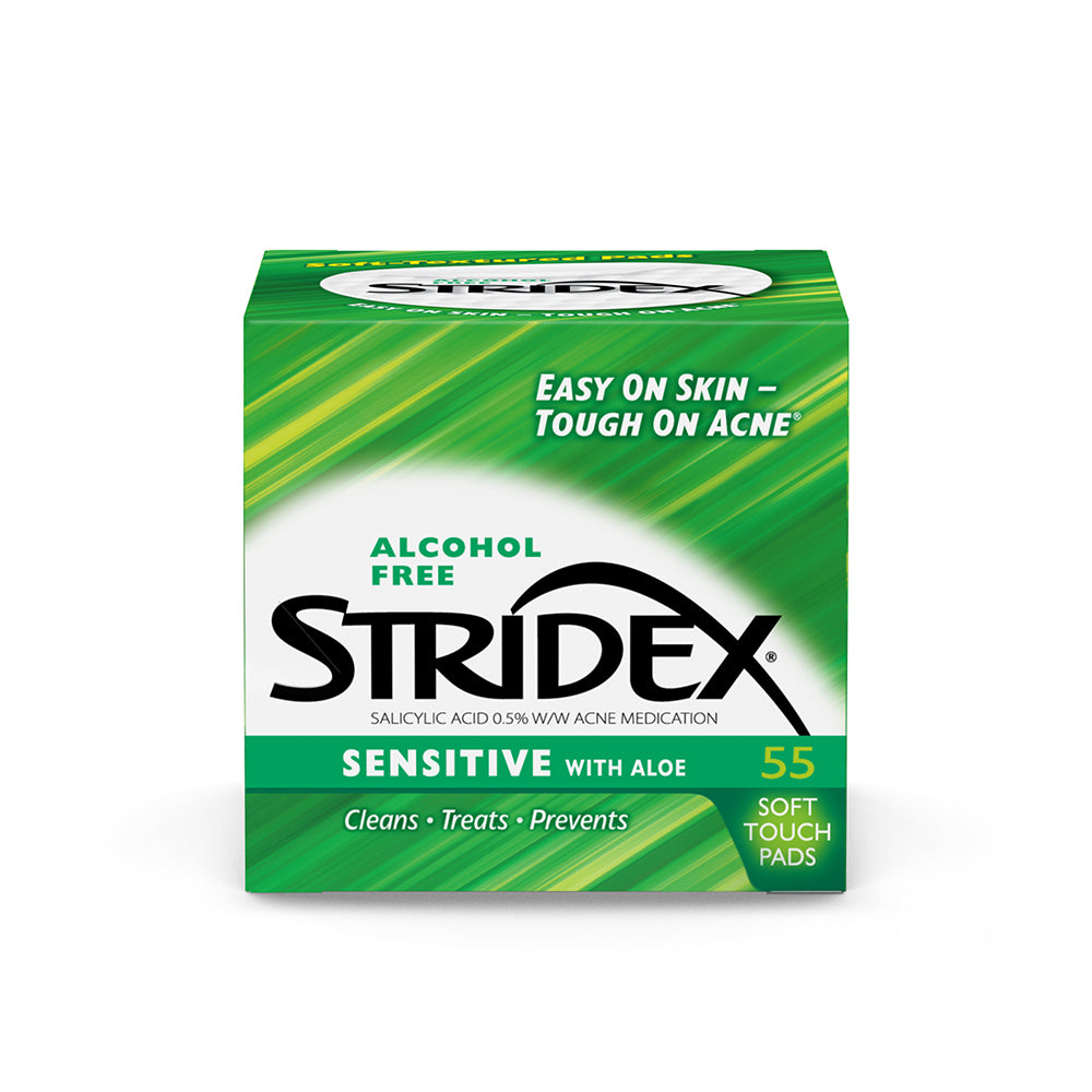 【Free Gift】Stridex Acne Control Pads with Salicylic Acid (Sensitive) 55s x 1 (While Stock Lasts) EXP-202512
